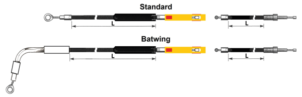 Clutch cable BCC FLHTK21-24 Std. (DE)