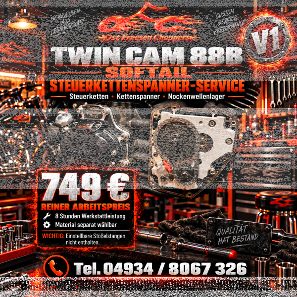 Steuerkettenspannerwechsel Twin Cam B Softail V1