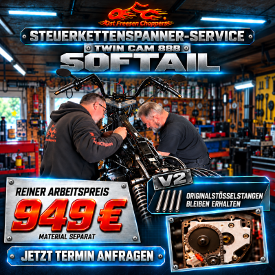 Steuerkettenspannerwechsel Twin Cam B Softail V2