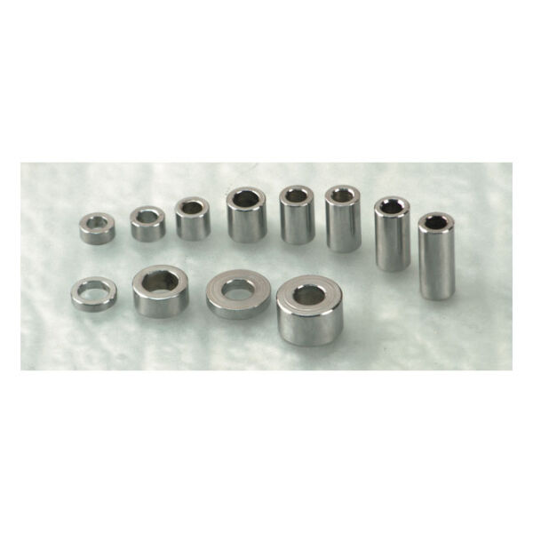 Chrome spacers | Lieferumfang: Nur ein Teil des abgebildeten Artikels.