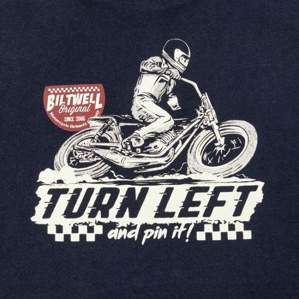Biltwell Left turn long sleeve t-shirt black Size XL