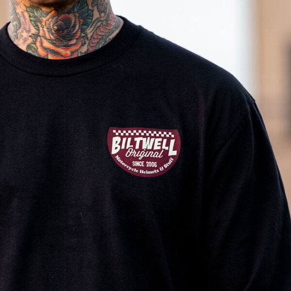 Biltwell Left turn long sleeve t-shirt black Size XL