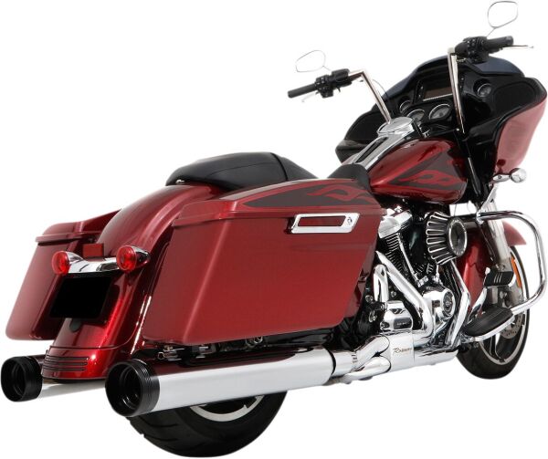 Dbx45 4 1/2 Mufflers Chr W/blk