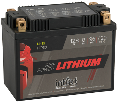UN-3480 intAct Lithium Ion Battery LFP30, inkl. 7,50 Euro Consigne de la batterie (FR)