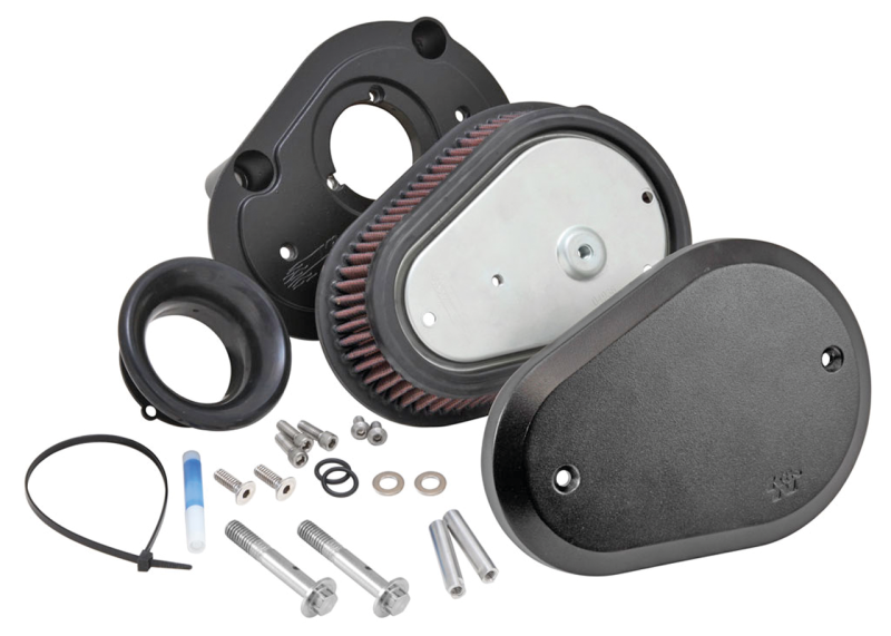 K&N RK series Air cleaner kit, black (IT)