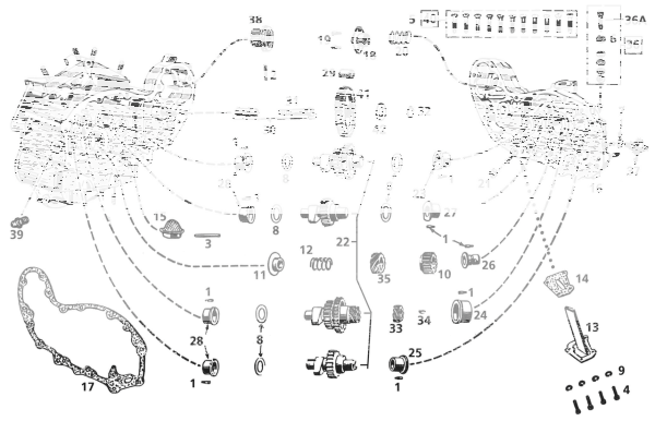 Bushing idling gear (OEM gears) (ES)