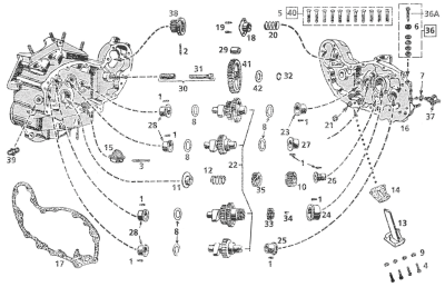Bushing idling gear (OEM gears) (ES)