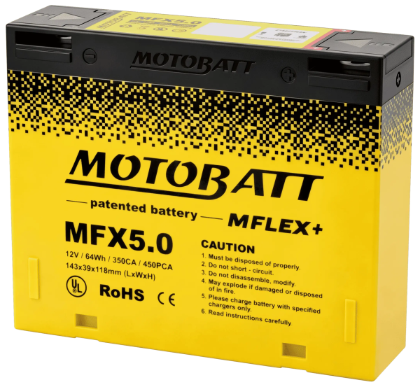 UN-3480 Motobatt MFLEX+ 5.0Ah 350CA (ES)