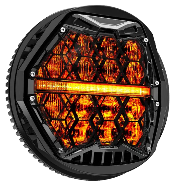 Honeycomb 5.75" Headlight Amber (ES)