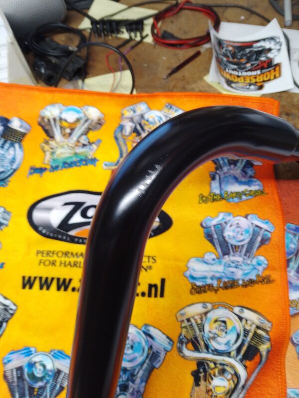 GZP Black TBW 1.25" handlebar 16" (IT)