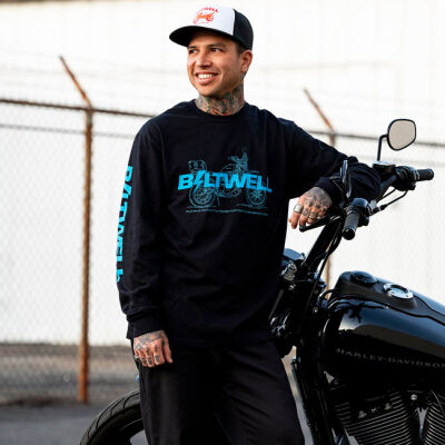 Biltwell ADVXL long sleeve t-shirt black Size XL